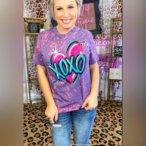 One24 Rags XOXO Splatter Tshirt